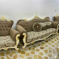 كنب تركي • ١٠مقاعد • خشب زان