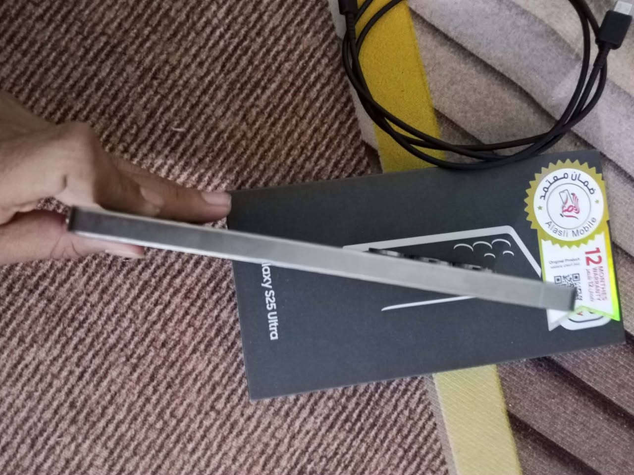 سامسونج 25 الترا ذاكرتة 256 عشوائية 12 جهاز نظيف مكفول وبلادي وجميع ملحقاته اصلية موجودة للبيع مكاني النجف ***********
1350 
مستخدم أسبوعين
