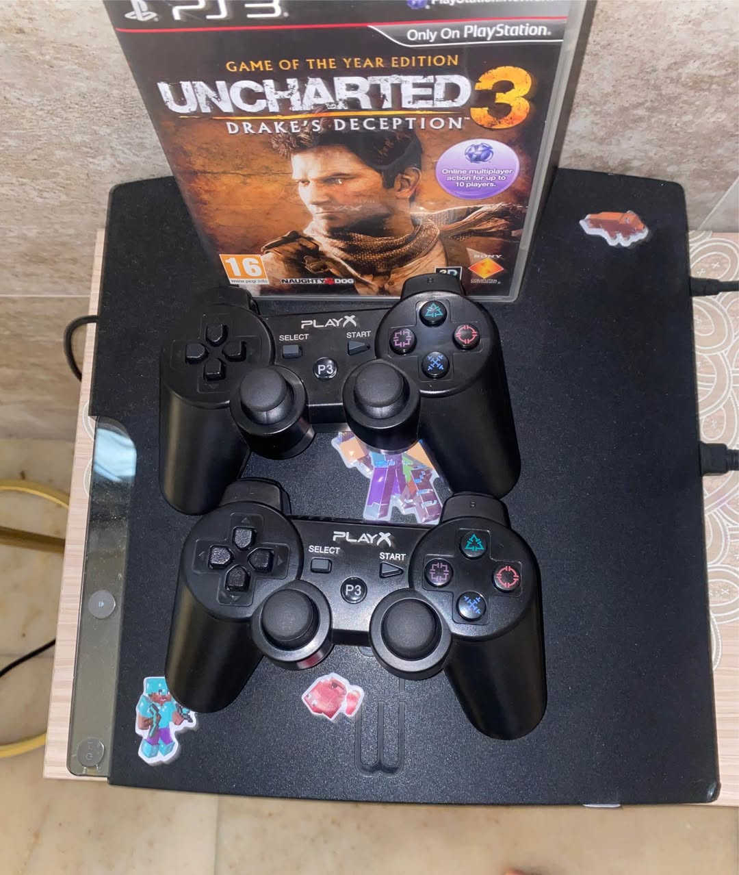 السلام عليكم ps3 سلم ذاكرة 300 گيگا نظيف الجهاز يجي نظام مكاتب يعني تنزل شكد متريد العاب ببلاش انتَ وبالبيت وتجي ويا جوستكين وقرص gta وبداخلة تقريباً 15 لعبة  من اقوى الالعاب گبل تاخذة اتشغل وتلعب السعر 100 الف قفل.
عنواني بغداد الامين الثانية شارع النواب. بغداد, العراق


**إذا كنت صاحب هذا الإعلان وتريد حذفه لأي سبب، رجاءا أرسل رسالة إلى الدعم الفني**