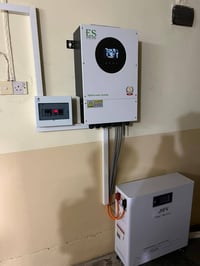 ألواح ٧ • بطارية ليثوم ١٦KW • الشرقاط