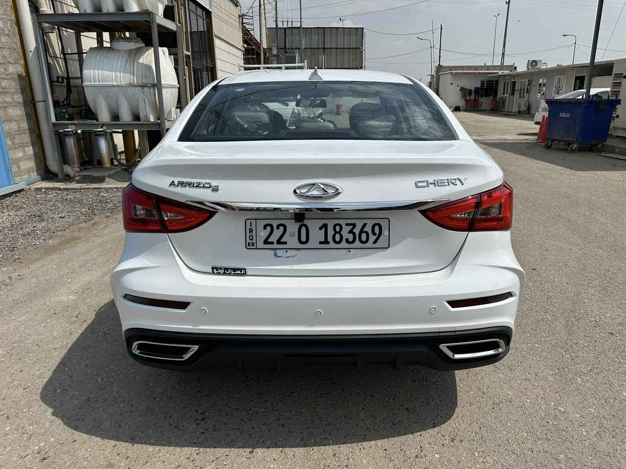 للبيع شيري اريزو 5 
للبيع فقط بدون مراوس 
شيري اريزو 5 موديل 2025 
مكينة 1500 cc تنفس طبيعي 
سيارة زيرو ماشيه 1300 فقط 
رقم اربيل باسمنه 
كفالة من كل شي 
مغلفة كشنات + كامرة خلفيه وتسجيل اضافة 
داخل الضمان 6 سنوات او 200 الف كيلو مع دفتر الضمان 
سعر السيارة 112 ورقة ،، 11,200 وبيها مجال 

مكان السيارة شارع فلسطين
***********
