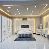 غرفة مرمري • ٧ قطع • جرباية ١٦٠×٢٠٠","ام دي اف ٤مم","صبغ حراري","كنتور...