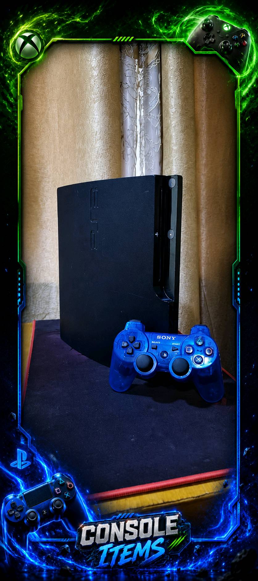 بلي3 اسلم مهكر ✨
ذاكر 500GB  💾 عملاقه 💪
‏مع جوستك بلوتوث +كيبل شحن 🎮
كامل ملحقات 💁🏻
مخزون 16 لعبه 👾وباقي مساحه 230GB
جهاز يشغل اقراص💿+قرص هديه 🎁 
 جهاز كامل ملحقات ✅
 مع ضمان الفحص قبل الاستلام 🤝🏼

السعر 135 الف 💲

للحجز و الاستفسار تواصل على خاص 📲

اوقات العمل من ساعه 11 صباحا 🌤
حتا 10 مساء 🌗 لي رد على استفساراتكم 📞

يتوفر توصيل 🚗 لي جميع أنحاء العراق 🇮🇶

کونسل أيتمز / Consel items