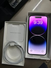 İPHONE 14 PRO MAX 256 GB  الجهاز ماخذة جديد على ايدي ضمان شرق اوسط ABM...