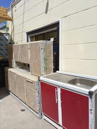 كاونتر كريمي • ٣ قطع • ابيض ٤ قطع