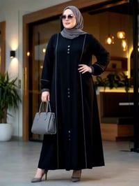 عباية رمضان • قماش أجنبي • مقاسات مختلفة