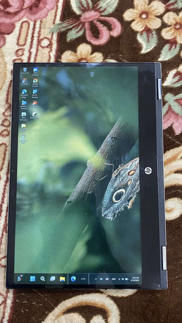 سلام عليكم لابتوب HP Pavilion x360 نظيف جداً (قلاب 360 درجة + لمس)
المواصفات:
المعالج: Core i5 جيل 11 (أداء سريع جداً) •
الذاكرة (8 :(RAM جيجا •
الهارد: 256 جيجا SSD •
الحالة: نظيف جداً (أخو الجديد) بطارية ممتازة •
الملحقات: الشاحن الأصلي + حقيبة+ماوس •
حجم الشاشه 14 إنج (14-inch)•
السعر: 475,000 دينار وبي مجال مكاني بغداد الشرطه الخامسه رقمي :***********
