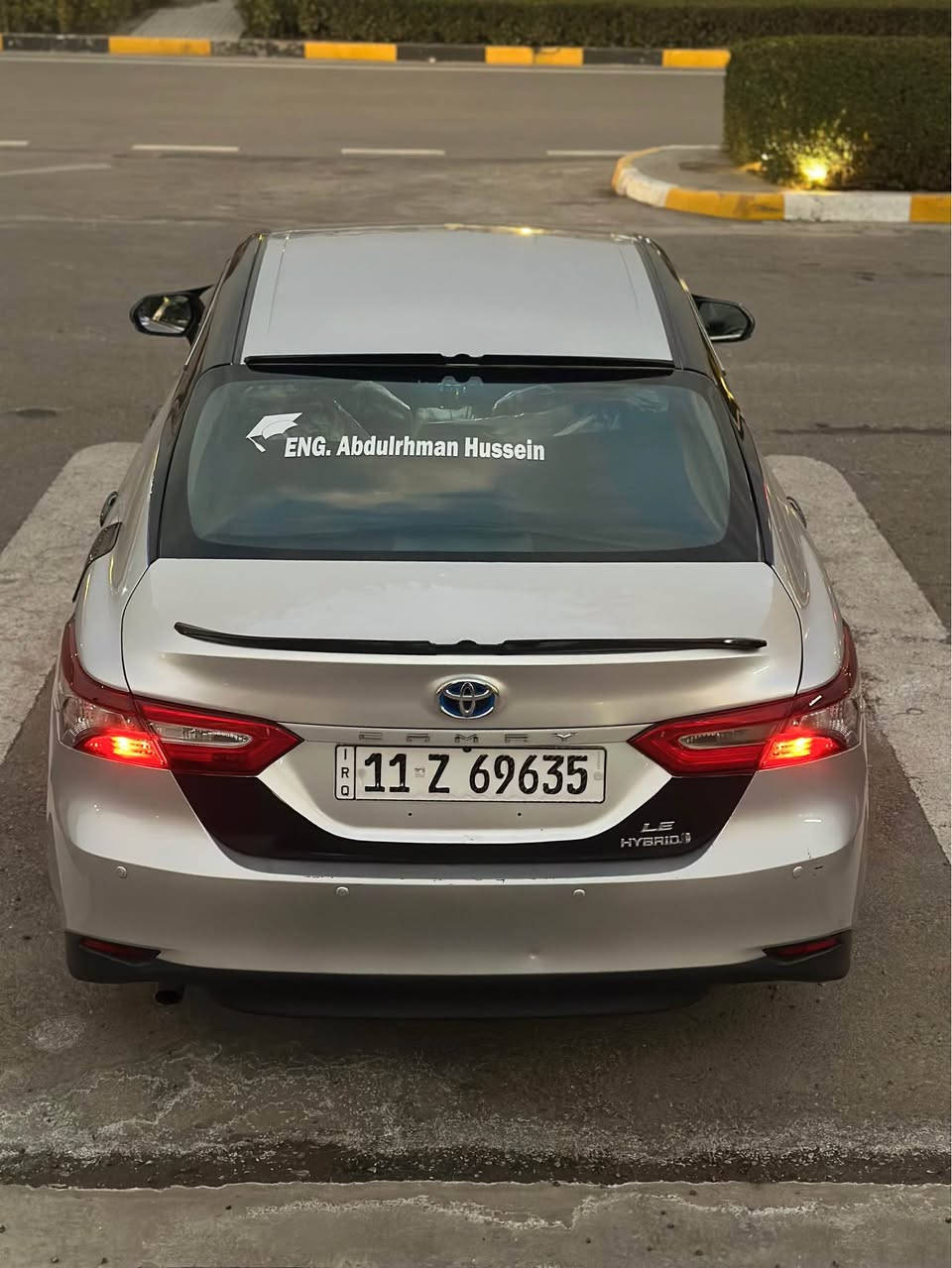 تويوتا كامري 2023
لون سلڤر خليجي بدون ايرباك 
((السياره بيها طخطخات مو حادث 
قبغ صندوق مبدل تجاري [يعني فقط قبغ الصندوق صبغ]
بارد مثل ما موضح بالصور 
بالباب الخلفيه جهة السائق 
والجامرلغ الامامي ))
ماشيه١٣٧ الف كيلو متر 
مكاني بغداد ***********
بيع مستعجل 168
٧٧١٢٣٤٨٦٩٩ بغداد, العراق
