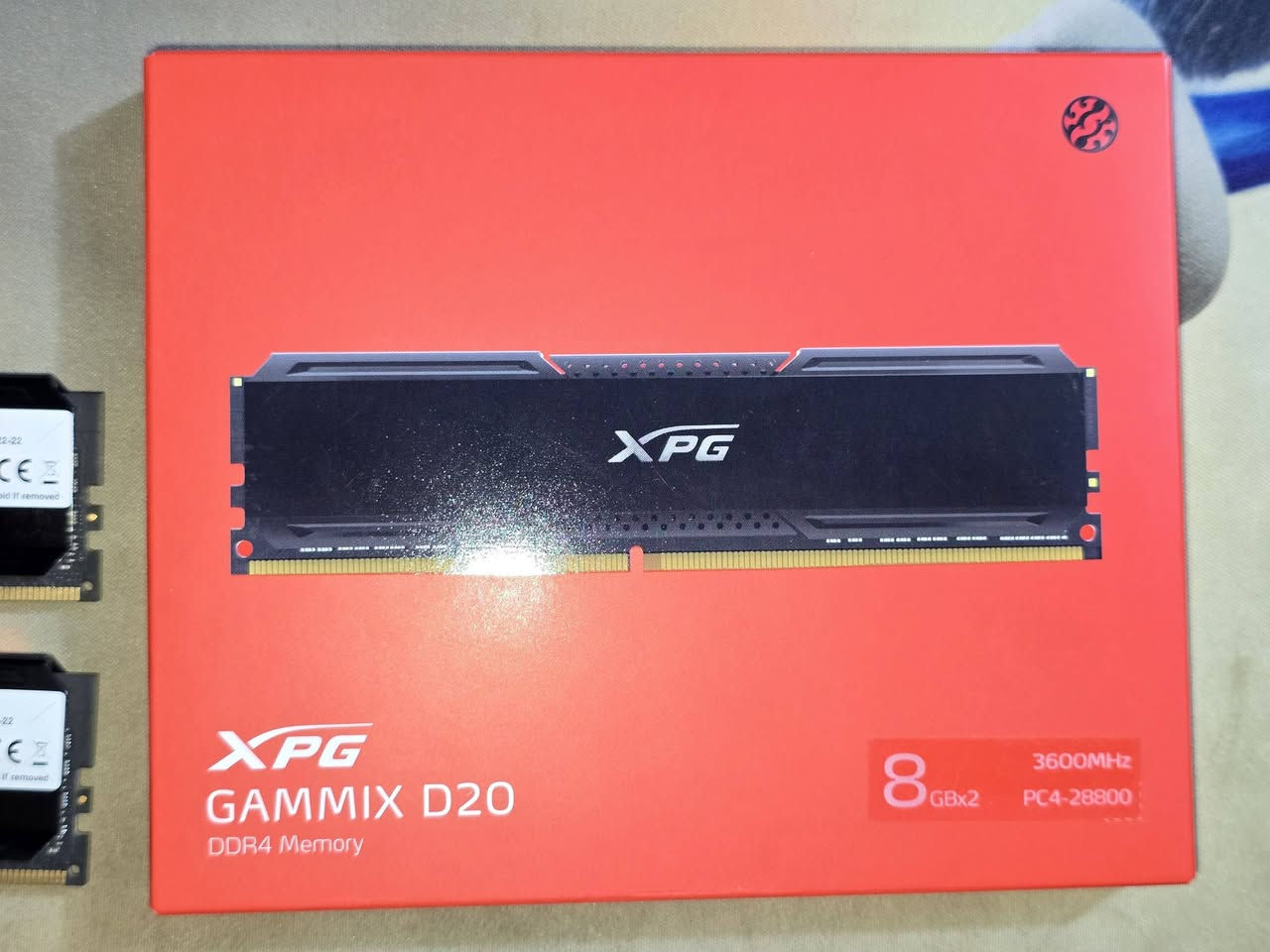 Ram XPG
8+8
3600MHz
CL 18-22-22
السعر 170 الف 
ما عندي توصيل مكاني بغداد الزعفرانية


**إذا كنت صاحب هذا الإعلان وتريد حذفه لأي سبب، رجاءا أرسل رسالة إلى الدعم الفني**