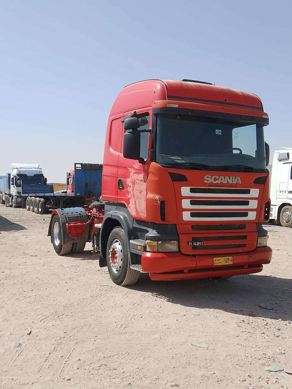 سكانيا موديل 2006 رقم صلاح الدين اصفر مكينه 420 كير عادي 3*3 سياره نظيفه  .رتايدر  ***********
