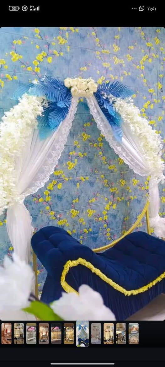 السلام عليكم 
للبيع كوشات 
مع الورد وشلعة كاملة مابيع تجزئة 
كوشات جدد العام مسويهن والورد هم 
يصيرن 5 اشكال مع كافة ملحقاته ميز المهر وكل التفاصيل الي بالصورة 
سبب البيع عدم التفرغ واحتياج خاص 
عنوان ديوانية 
*********** تنوية البيع كامل ماعندي قطع شلعه ابيعهن
