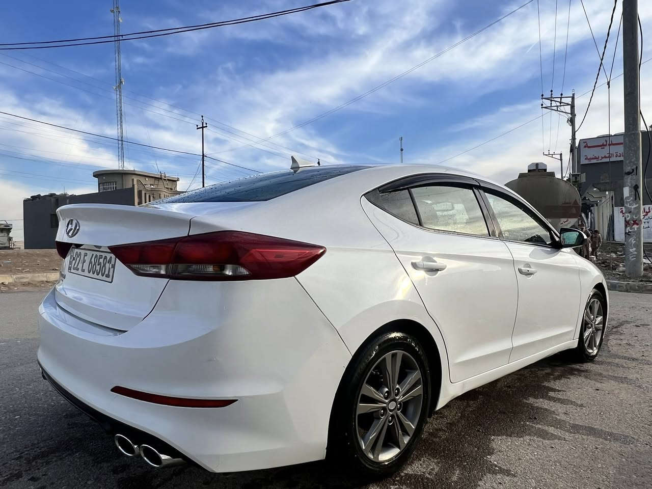 🚗 هيونداي إلنترا 
• الموديل: 2017.
• فول مواصفات (عدا الفتحة).
• المحرك: مكينة ما مفتوحة
• الممشى: 105,595 ميل.
• بانزين وبيها منظومة غاز  مع كارت الصيانة.
• الضرر: السيارة وارد أمريكا (ضرر سرقةدعاميات فقط).
• بلعراق صبغ بوند فقط (بدون دواخل نهائياً) السيارة نظيفة.
• السيارة باسمي.
• كوبون التبادل: باسمي.
السعر والتواصل:
• 📍 الموقع: الموصل حي السماح
• 💰 السعر: 137 ورقة.
• 📞 للتواصل: ***********
