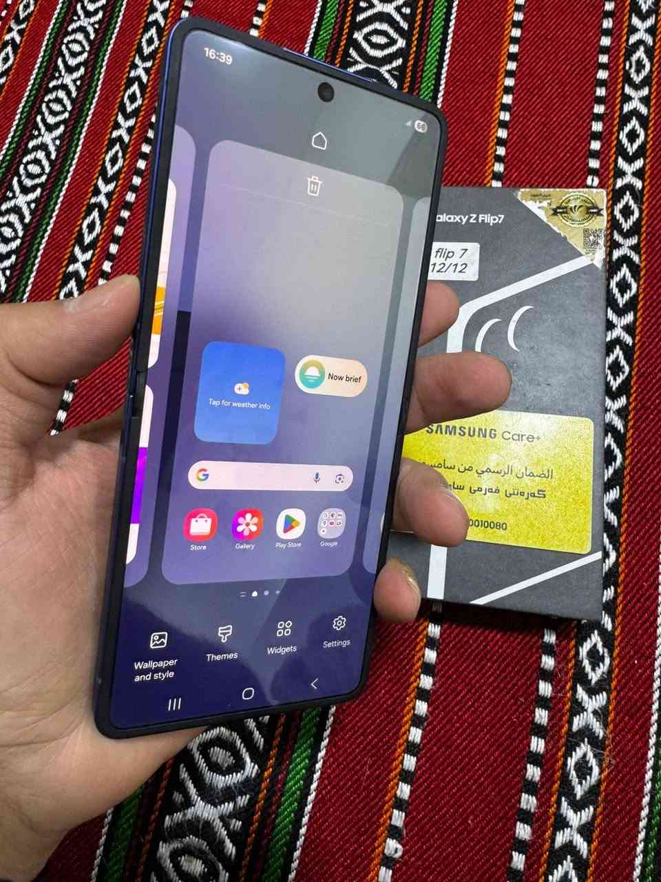 للبيع فلب 7 الذاكرة 512
الجهاز لوك استخدام قليل كلش 
اكيد ضمان الوكالة عين الفهد مع كارت استبدال الشاشا 
السعر الرسمي بالوكالة مليون ٤٧٩الف
اني ابيع بسعر مناسب
ب مليون 50 الف فقط بالعافية ع يشتري
مكاني بغداد حي القاهرة قرب،جامع النداء،
***********
