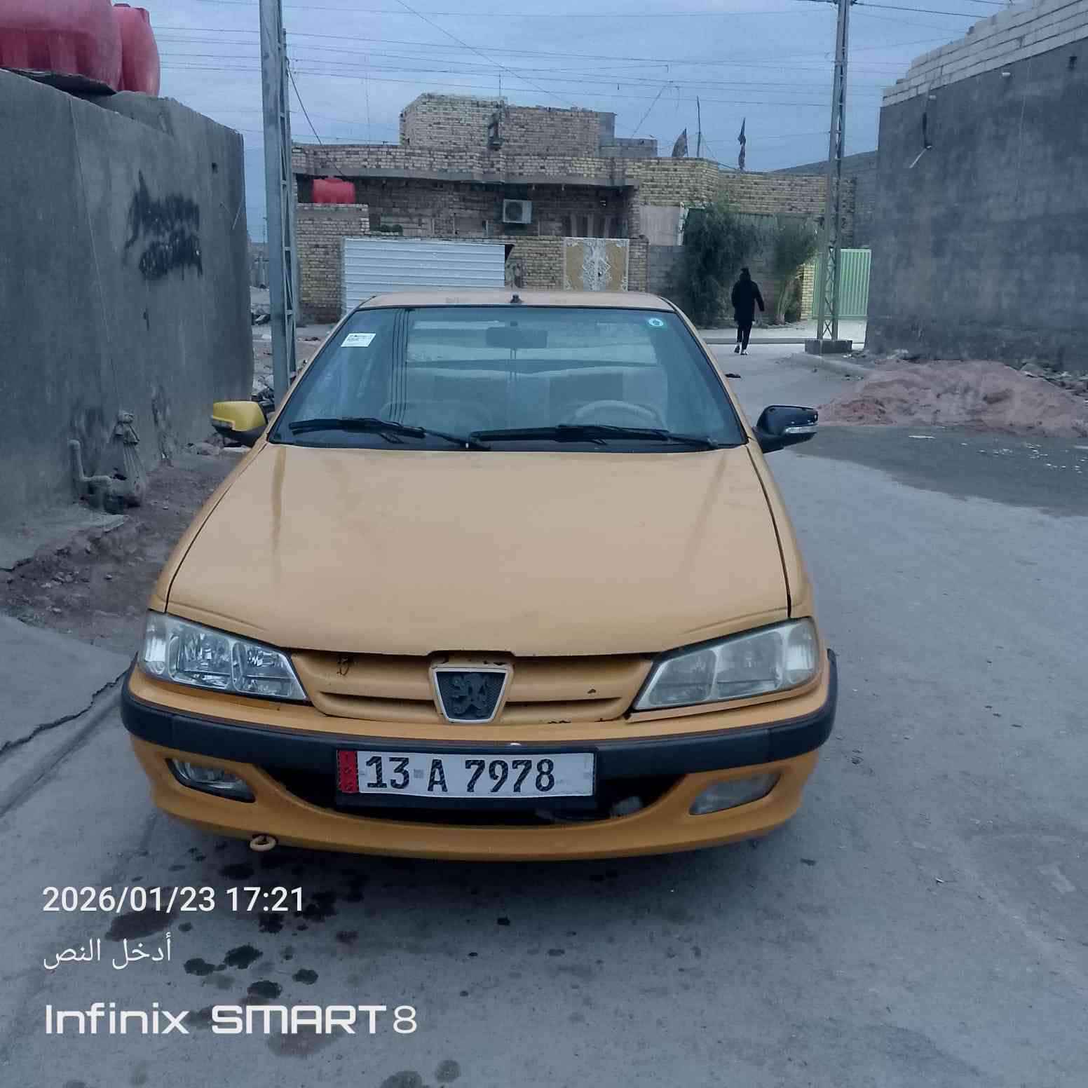 سلام عليكم بيجو للبيع موديل 13 مكفولة من الضربه ومن الصبق محرك مكفول كير كله جديد السعر 35 وبيه مجال مكان العماره الهاتف ***********
