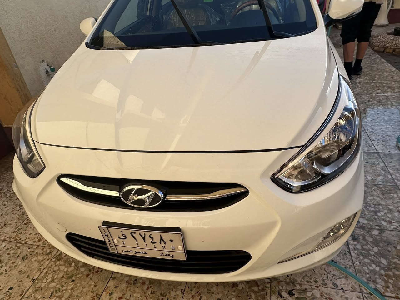 للبيع اكسنت خليجي مديل (2016)محرك دوش (1600)ماشيه(41)الف كيلو متر فول موصفات رقم بغداد الجديد بسمي مكفوله  ما بيه اي نقص تبريد محرك كير مكاني بغداد
