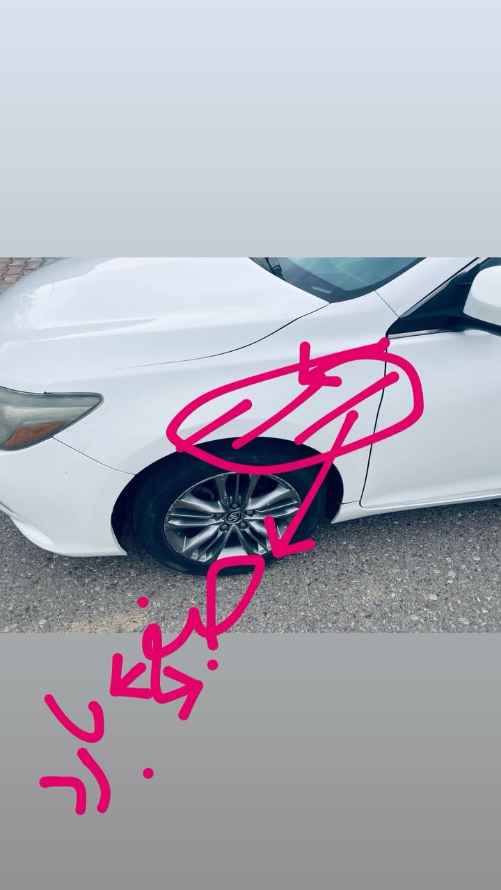 كامري 2015 se
ضرر شي قليل  موجود بالمنشور 

السعر 168 وبيها مجال 

سنوية 2028

***********

العنوان كركوك
