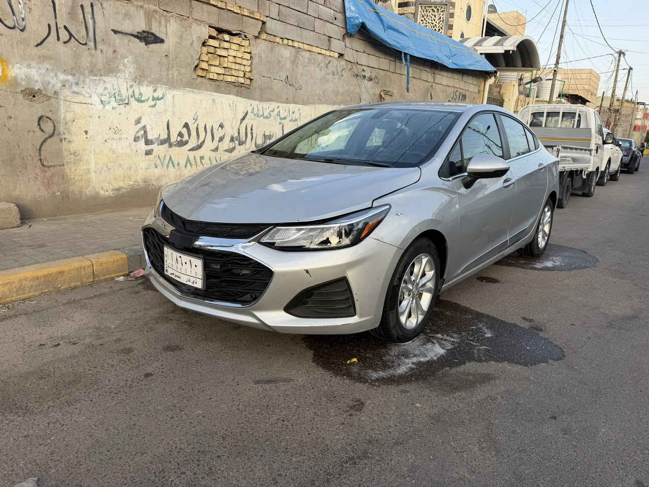 سلام شفر اكروز موديل 19 حره بسمنه حادثها بنيد وبيها بارد شبر مكينه كير حداده تبريد كامله سعر 80 المكان البصره ***********
