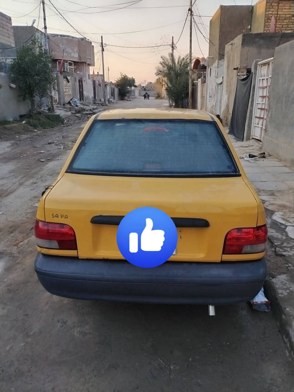 سياره سايبه موديل 12 امبدل جاملغ امامي سايق مصفره  *********** مكاني نجف سعر 20او بيه مجال
