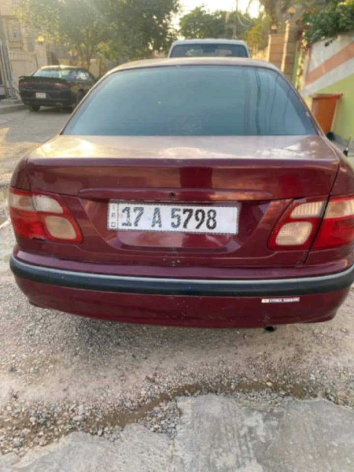 سني 2000  للعلم ال موديل ٢٠٠٠ كله يجي محور تحوير الإمارات  من اخذتها عطل فإن لي يفر سرعات بلتبريد ويردلها شويه ترتيب قماره وبنيد بلادي بس بي جراد شويه ((كلشي حجيت اتفاصيل ))
  ( كير اتو)
 ومحرك ١٨قبق اسود
كهربائيتها شغاله 
جام كهرباء ٤
تخم تاير  
سياره جنيها مو بيع شراي  
باتري جديد فيت بم جديد بلكات نوزلات جديد منضومه بريك كامله من عنبار وبور مبدله اصلي
دوشمه كاع جلد  ولكشانه هم جلد غرفتها داخل نضيف لا كسر لاشي
سياره بلاديه بيها قماره وبنيد جراد لان لونها مراوني وصارلها ٢٦ سنه بالشارع 
 م رقمها مثنى نكليزي الدولي  مشروع وطني باسمي سنويه ل٣٠ شرط تحويل ثاني يوم بتكريت أو أي مكان سعر ٥٥ بي مجال /***********او خاص 
مكاني سامراء قادسيه

