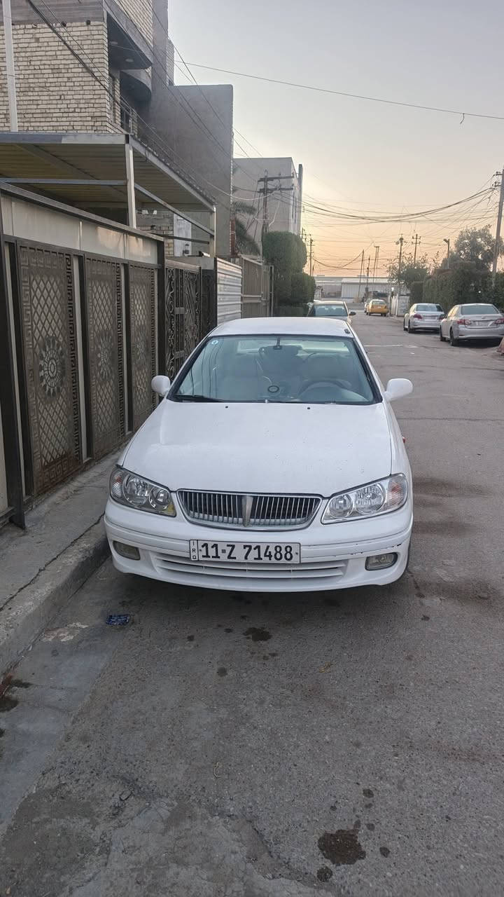 السلام عليكم نيسان سني ٢٠٠٢ جانت لون اصفر وتحولت خصوصي عل قرار المرور محرك قبق اسود  العنوان بغداد الزعفرانية السعر ٥٠ وبيهة مجال للاستفسار ***********
