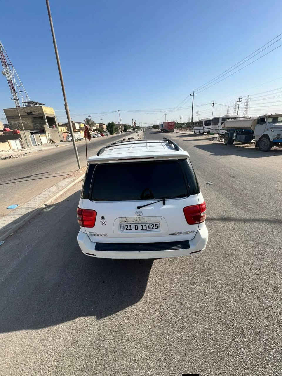 سلام عليكم.
النوع :Toyota
الفئة SEQUIA 2004
سعة محرك:v8 4700
الحالة:ممتازة
لون :ابيض
فورويل
limited
مكفوله سيارة 
من عده دور خلفي 
والباب ايمن ربع صبغ
من محرك وكير 
حداديه جديده 
كشنات كهرباء 
تبريد شغال 
3قطع 
فتحه سقف 
السياره غاز+بانزين 
رقم سليمانية 
موجوده بالنجف 
سعر 135 وبيها مجال بسيط
***********

