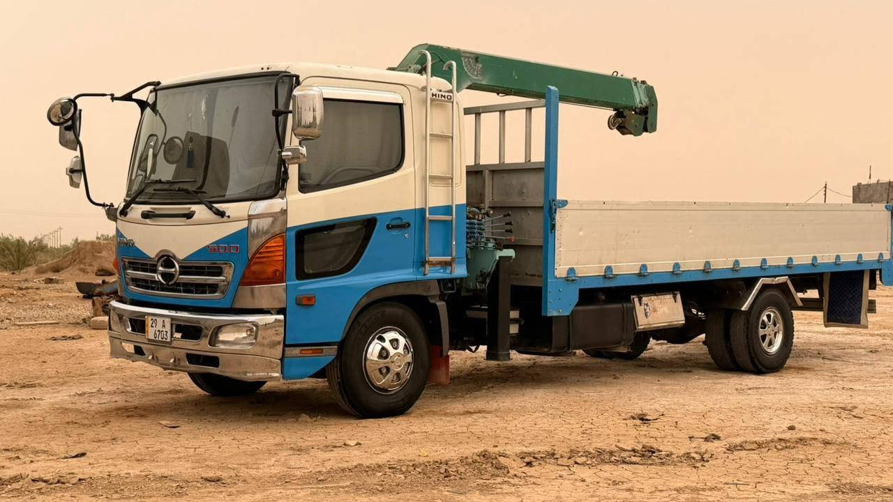 سلام عليكم  هينو كرين شيطان  مكفوله كفاله عامه مكنه فول عادي 80 موديل 2002السعر خاص***********
