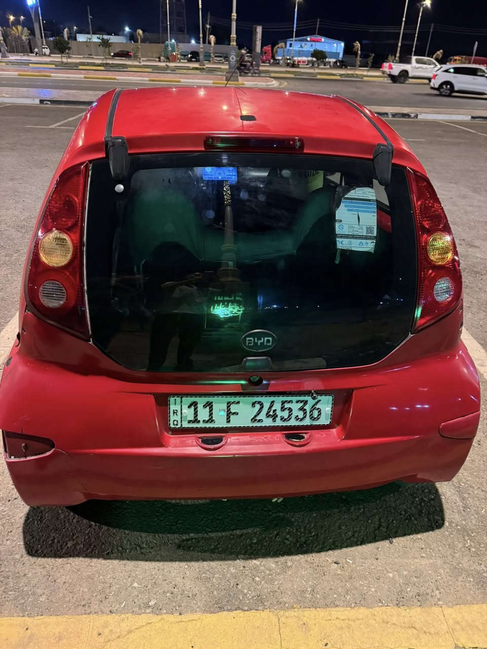 لسلام عليكم BYD F0 2012 كير ومكينة خير من اللة تدفئة و تبريد ثلج كير عادي بيه سستم صوت لسبير موجود رقم بغداد دولي هزة وسنوية جديده بيه طخات مثل ما موضح بل صور لسعر 35 مكاني كربلاء وأي استفسار موجود خاص و وتساب ***********
