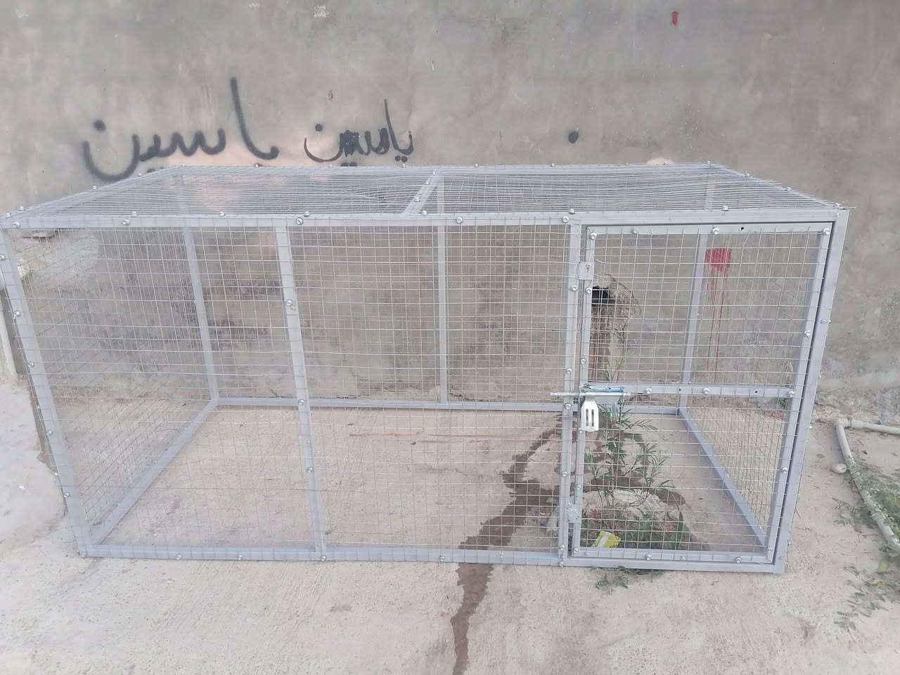 عندي هذا القفص للبيع
العرض مترين
الارتفاع متر
العمق متر
الباب 60 سم
أريده ب 75 الف نهايته
مكاني حي العروبة


**إذا كنت صاحب هذا الإعلان وتريد حذفه لأي سبب، رجاءا أرسل رسالة إلى الدعم الفني**