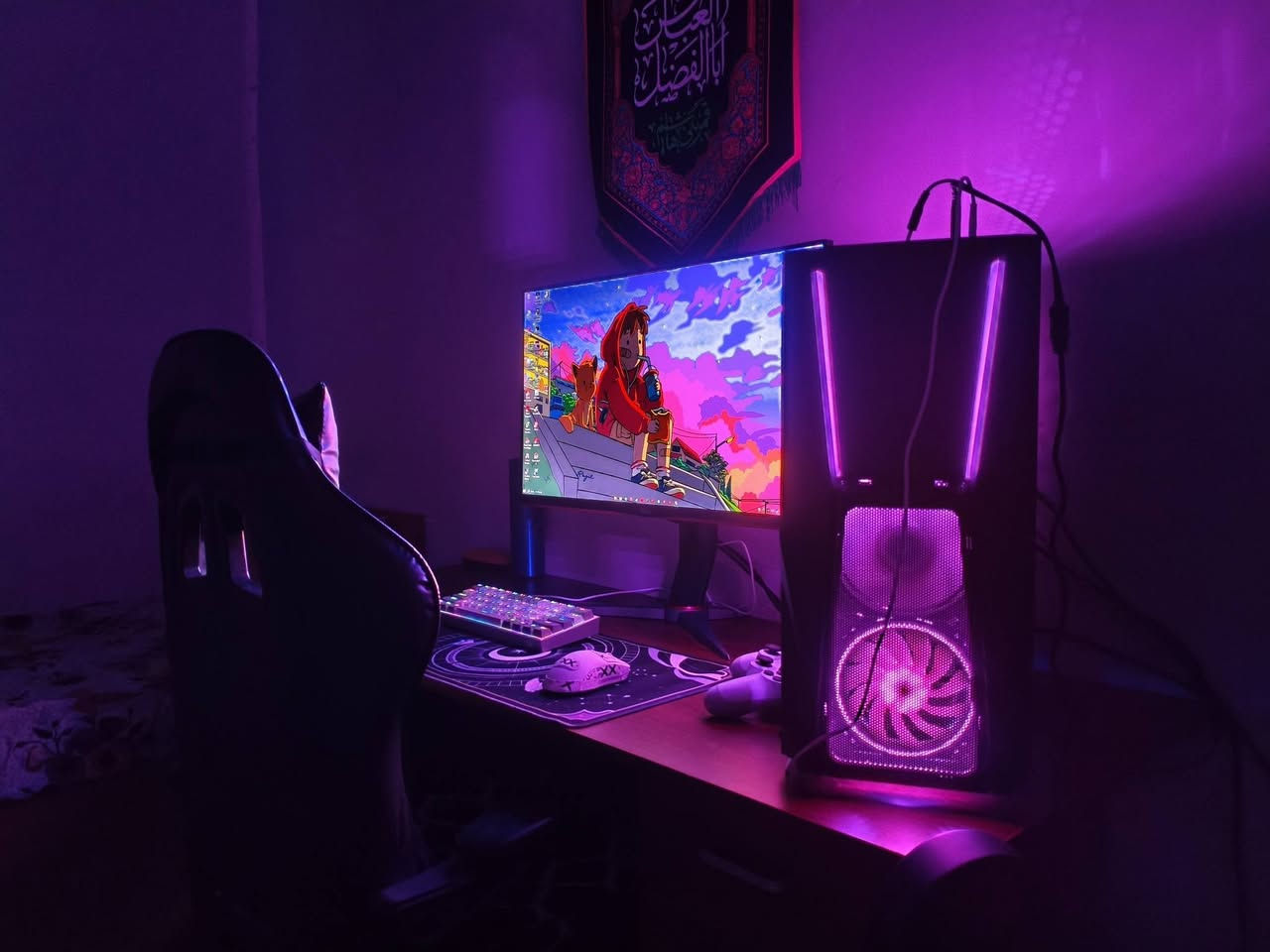 السلام عليكم
تجميعة كاملة  للبيع  
المواصفات 

المعالج: i5 9400f
الكرت: Gtx 1650super
اللوحة: msi H 310MPro
الرام : 8 DDR4 
التخزين: ssd 128&hdd 1t
البور: 500w
Caes 4 fan RGB
*مشكلة الحاسبة من اثبت تعريف كرت الشاشة تصبح الشاشة سوداء الا احذف التعريف يله تشتغل الحاسبة 

الكيبورد: Redragon fizz rgb 
الماوس: attack shark PAW-3395
الشاشة:  Aoc 27 inch 165 hz FHD ips

السعر 600 الف 
المكان / الناصرية


**إذا كنت صاحب هذا الإعلان وتريد حذفه لأي سبب، رجاءا أرسل رسالة إلى الدعم الفني**