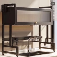 سلة سنك معدن • ٨٥×٧٩سم • تناسب حوضين