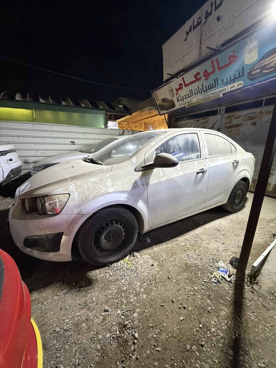 سلام وعليكم شوفرليت سونك 2013 استلام الشركة العامة للسيارات السيارة مضمومة جانت ماشية 24 الف كيلوو حقيقي كلشش جديدة بعدهة مكينة 1600 جام جوبي غراضهة كاملة ارضياتهة كبات مالتهة سعرهة 93 ورقة وبيهة مجال بسيط 
***********
