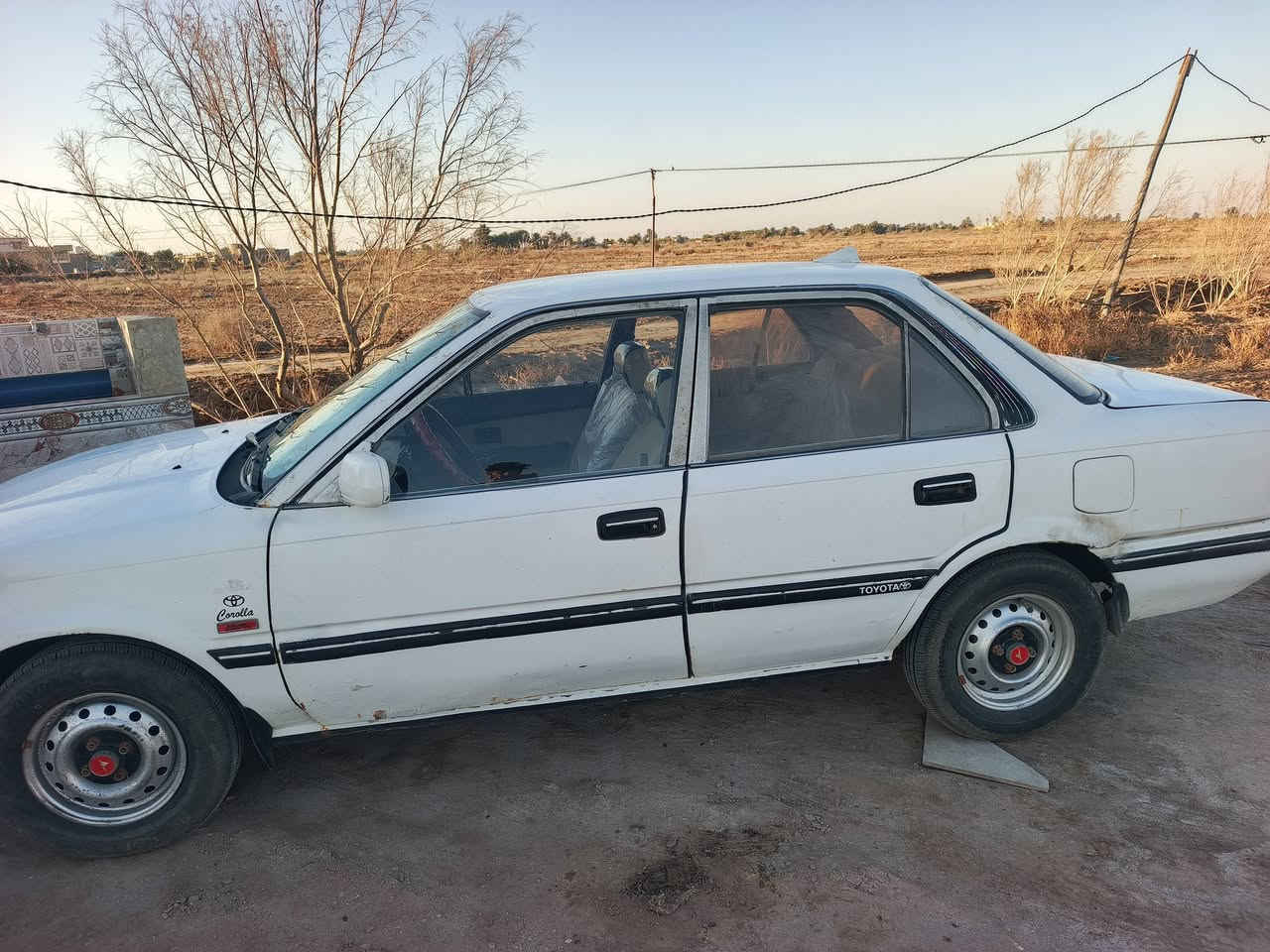 السلا عليكم
سياره كورله مسطره 92 سنويه لل 29بسمي مشروع وطني
تحويل ثاني يوم توه داخله هزه 
سياره جاهزه تخم تاير كشنات جدد 
السعر 37 وبيه مجال مكان ناصريه 
***********
