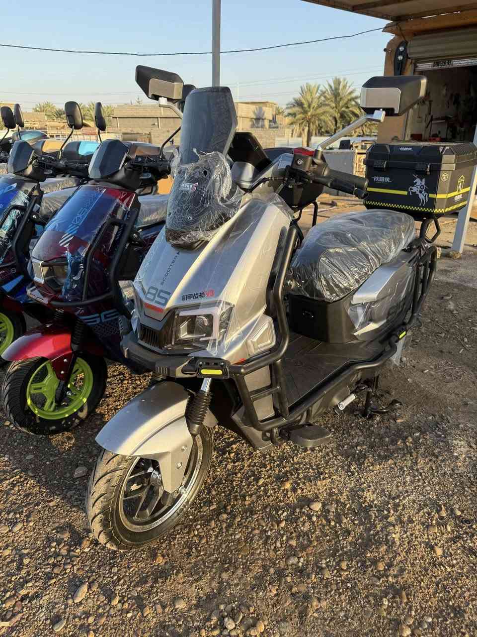 سلام عليكم تم بعون الله وصول وجبه جديده من دراجات الكهربائيه للبيع بالنقد ولقساط العنوان طارميه مدخل الخان القديم ***********.  ***********
