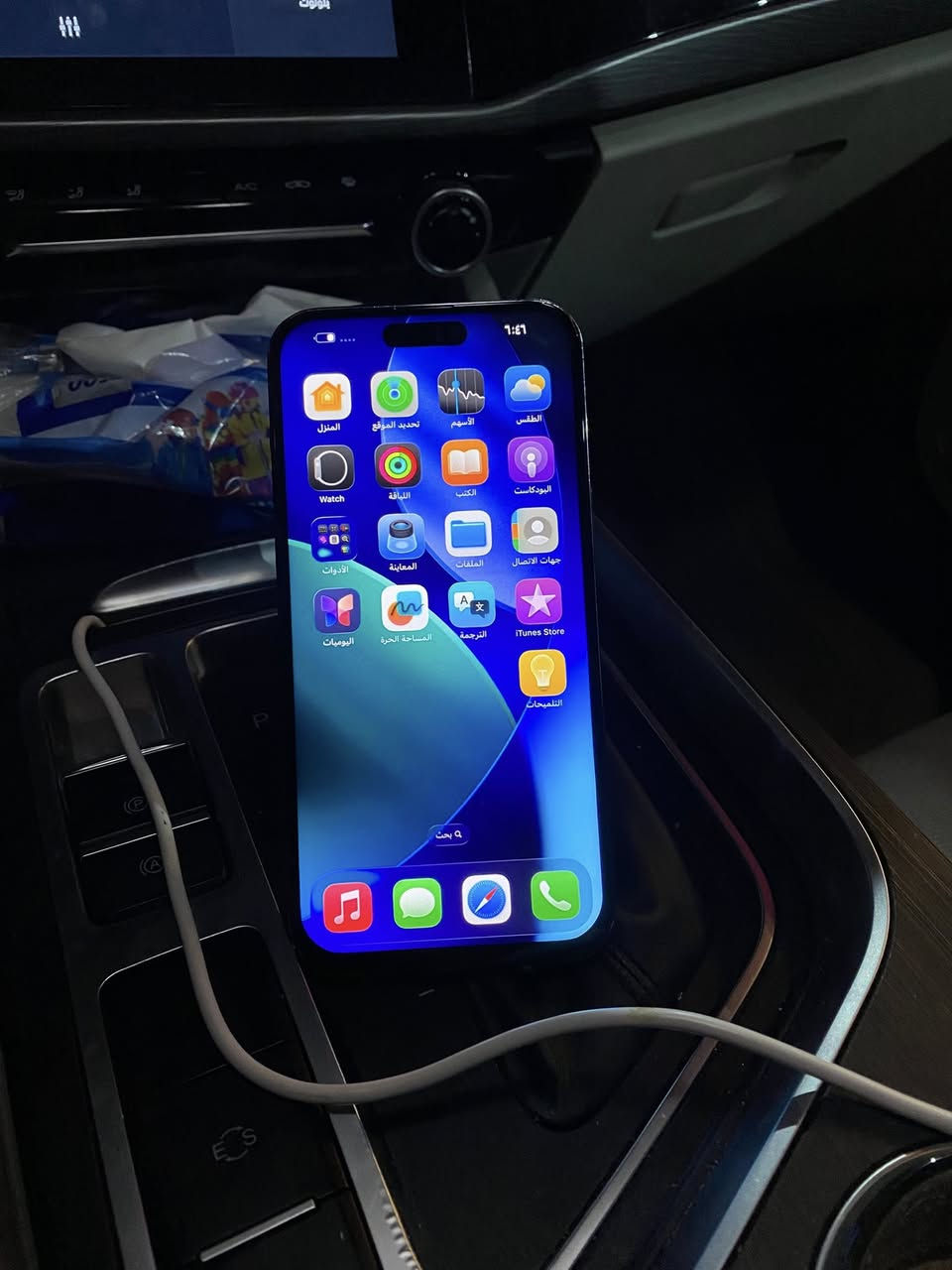 ايفون 14برو ماكس
ذاكره 256 بطاريه 89 جهاز عربي شرق اوصط دبل سيم فقط شاشه مبدل واصليه 120فريم لمسها حاله حال البلادي مابي اي عيب كله شغال فيس ايدي وكامل سعره 535 

***********
