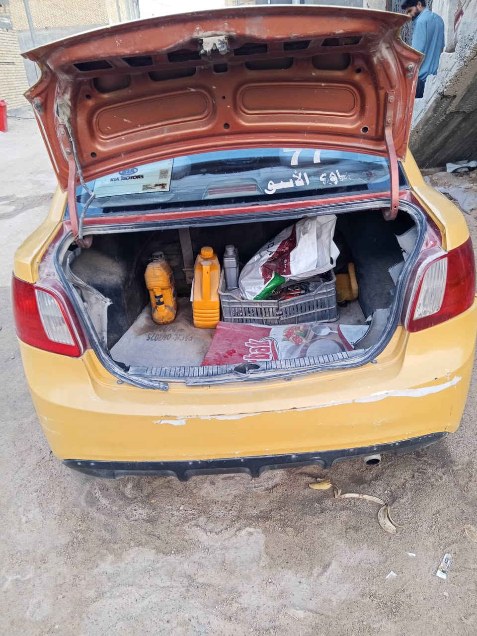 كيا ريو موديل 2010 وارد امريكي بسمي السياره 
تحويل ثاني يوم المكان الناصرية مركز 68 وبيها مجال

الاتصال على الرقم 
***********
