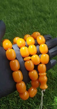 مسبحة سندلوس الماني • خرز كبير • ضمان الحجر مدى الحياة