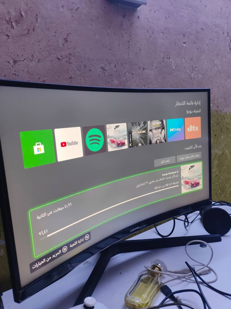 السلام عليكم شاشة
Samsung Odyssey g5

165hz 
2k 
1440p
27
Curved (va)
تشتغل للحاسبات اكيد 
وللكونسل 
شاشة تخبل 
المكان بغداد مدينة الصدر 
السعر 250 وبيه مجال 
***********
