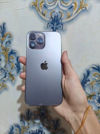 ايفون 13برو ماكس  ذاكره 256 بطاريه مثل ماواضحه بل صوره  سعر 710بي مجال...