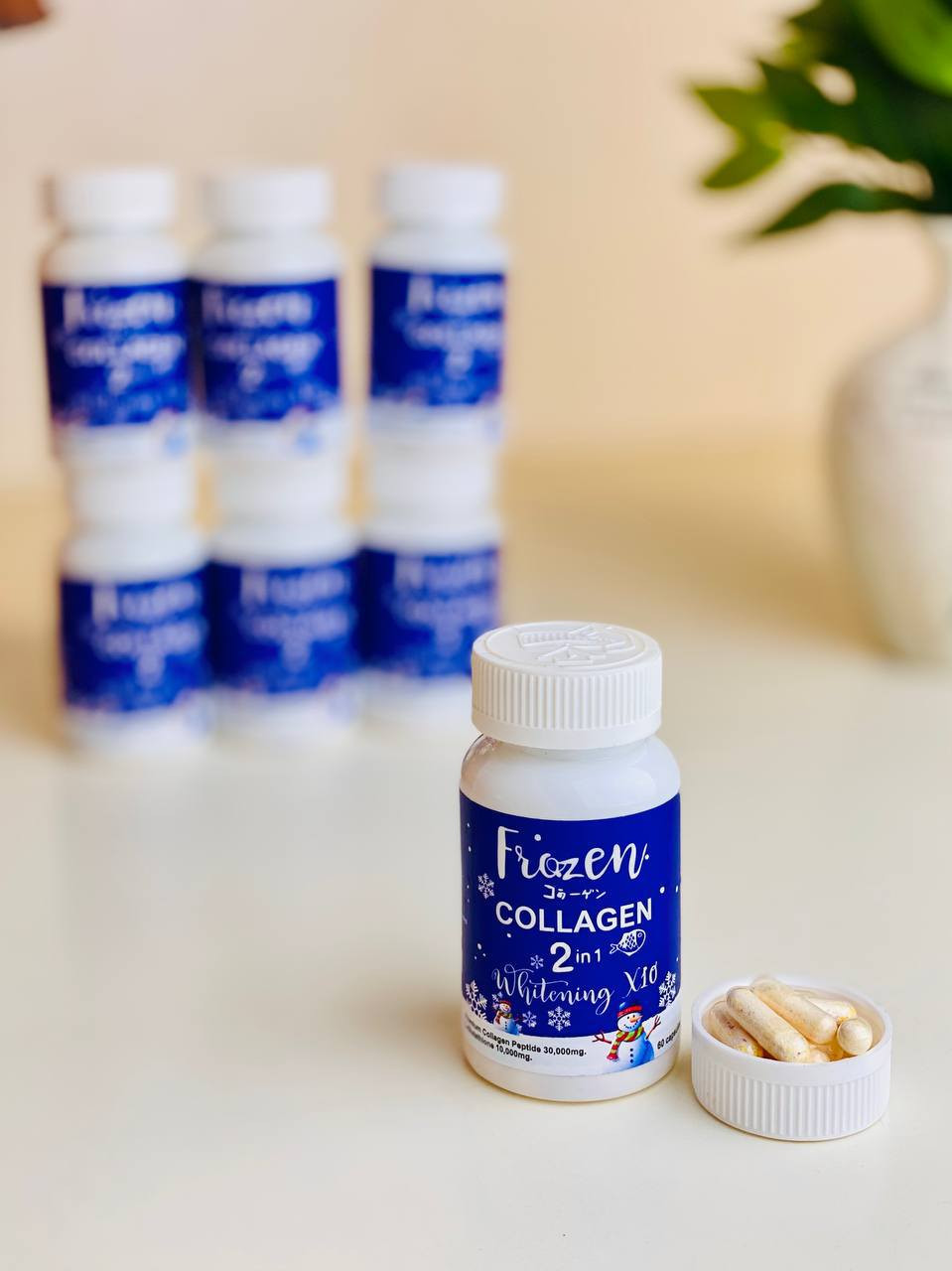 فروزن كولاجين لبشرة خالية من العيوب وناصعة البياض وكانو لونك الحقيقي رهيبة جدا
حبوب فروزن الازرق😍

-☑️☑️كبسول فروزن كولاجين المجمد _Frozen Collagen
-✅✅طبي تايلندي اصلي ١٠٠%
-✅✅مبيض للبشرة والجسم بالكامل و بشكل دائمي 
-المرخص عالميا ✔
-✅✅حاصل على موافقة هيئة الغذاء والدواء العالمية الFDA 
-✅✅يستخدم للرجال والنساء آمن ١٠٠ ٪
-✅✅بالكولاجين و١٠ مواد أخرى

☑️☑️☑️☑️☑️فوائدة ⬇️

- ✅✅يقوم على تبييض الجسم والوجه من (1- 10درجات ) 
-✅✅ سريعة المفعول في تبييض البشرة وإزالة التجاعيد
-✅✅ تحسن وظيفة صبغة الميلانين
- ✅✅تحفز انتاج الكولاجين وتنشط الدورة الدموية
-✅✅ تزيل النمش والبقع الداكنة
- ✅✅تقلل ندبات حب الشباب
- ✅✅تساعد في الحصول على شعر لامع
-✅✅أظافر صحية
-✅✅تحتوي العلبة على 60 كبسولة

السعر 25 الف بغداد, العراق


**إذا كنت صاحب هذا الإعلان وتريد حذفه لأي سبب، رجاءا أرسل رسالة إلى الدعم الفني**