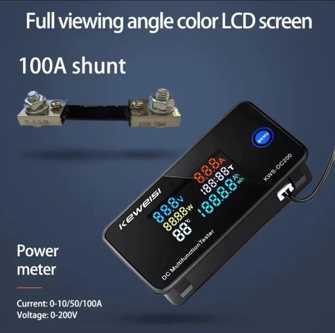 السلام عليكم
جهاز Keweis KWS-DC200 يستخدم لقياس ومراقبة معلمات التيار المستمر المختلفة. 
- يعمل بجهد 200 فولت وخيار حتى 100 أمبير

خلي سعرك وبالعافية


**إذا كنت صاحب هذا الإعلان وتريد حذفه لأي سبب، رجاءا أرسل رسالة إلى الدعم الفني**