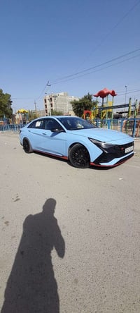 النترا N لون سمائي مميز للبيع فقط رقم بغداد سياره بأسمي  حادثها بدون ش...