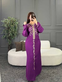 دشداشة نسائي • كشمير مصري • مقاس ١-٢