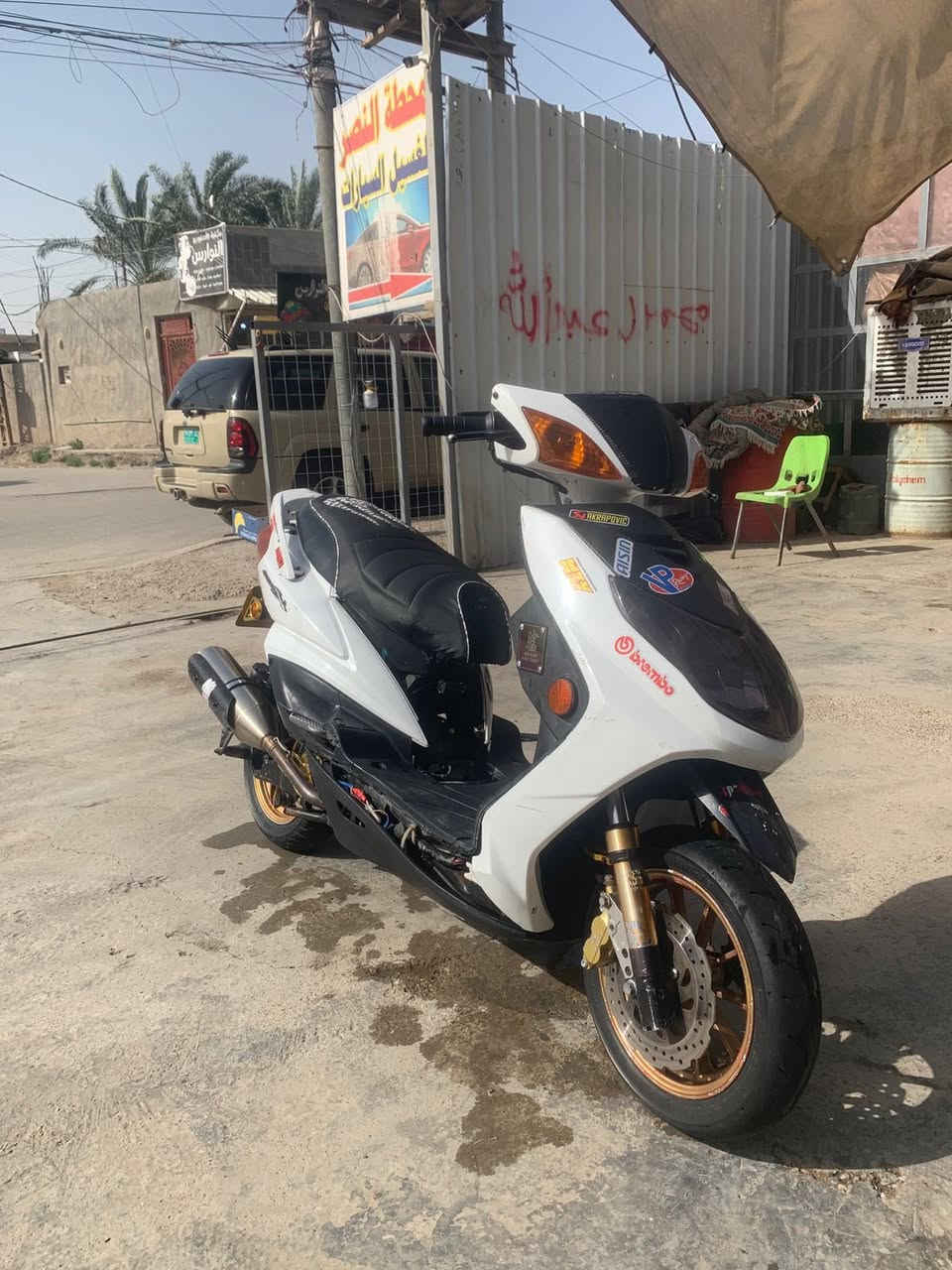 سلام عليكم 
سكنس فحل طلاعات خطين الدراجه مزوعه تزويد بيها كور بصمه مكينه 59ونص كلجات wfكت كامل بيها صالنصه بوري عدل بيها ملاقط فراك بيريك كلا انسي واي قاعده مال رقم وفلاوين وقاعده شاصي وصدر byفج برمبو 4بوش تطولله صينيه  بيها ويلاله رياضي مشيف قبق جوزه كرزي قطرت دهن +قطره اكسل كرزي وبيها هواي نواعم الدراجه ملغومه لغم شراي يتفض خاص ***********(مكلف بل نشر ) متواجد واتساب فقط خابر وبيك خير ودلل ❤️

مكاني بغداد جزيره بغداد السياحيه 
سعره واتساب
