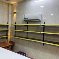 رفوف جدارية • ٤ أمتار • ٣ رفوف بالمتر