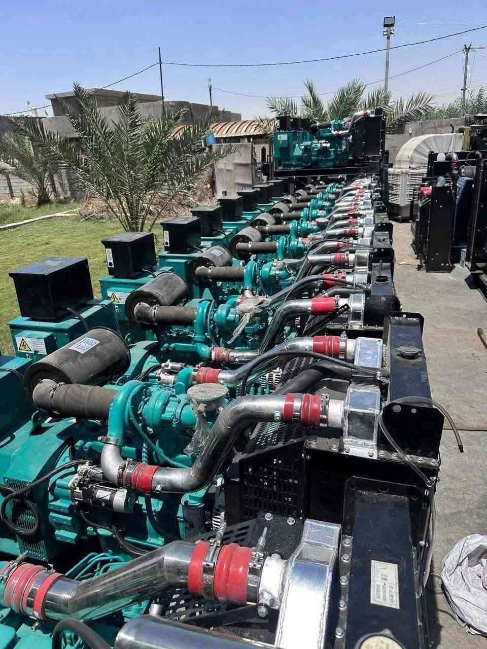 سلام عليكم تم وصول وجبه جديده  من المولدات نوع:كمنز24ولف 250كيفي 
وكمنز 150 كيفي العنون بغداد رقم ***********
