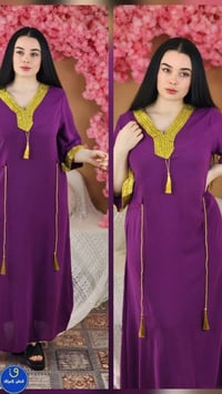 دشداشه نسائي • موديل أميرة • ايروبين قطني