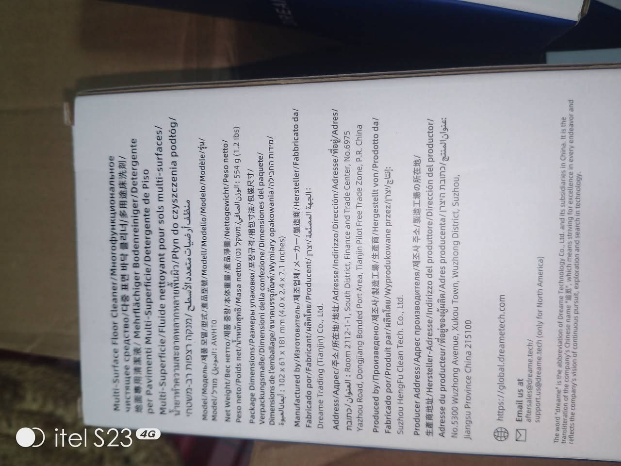 وصول كمية جديدة من منظفات الخاصة بمكانس الروبرت من إنتاج شركة دريم العالمية بمواصفات منظف ومعطر وملمع ومعقم ويحافظ على سلامة المظخة لمكنسة الروبوت 
متوفر في المركز العراقي لمكانس الروبوتات والانسان الالي او مراسلة واتس اب برقم ***********
