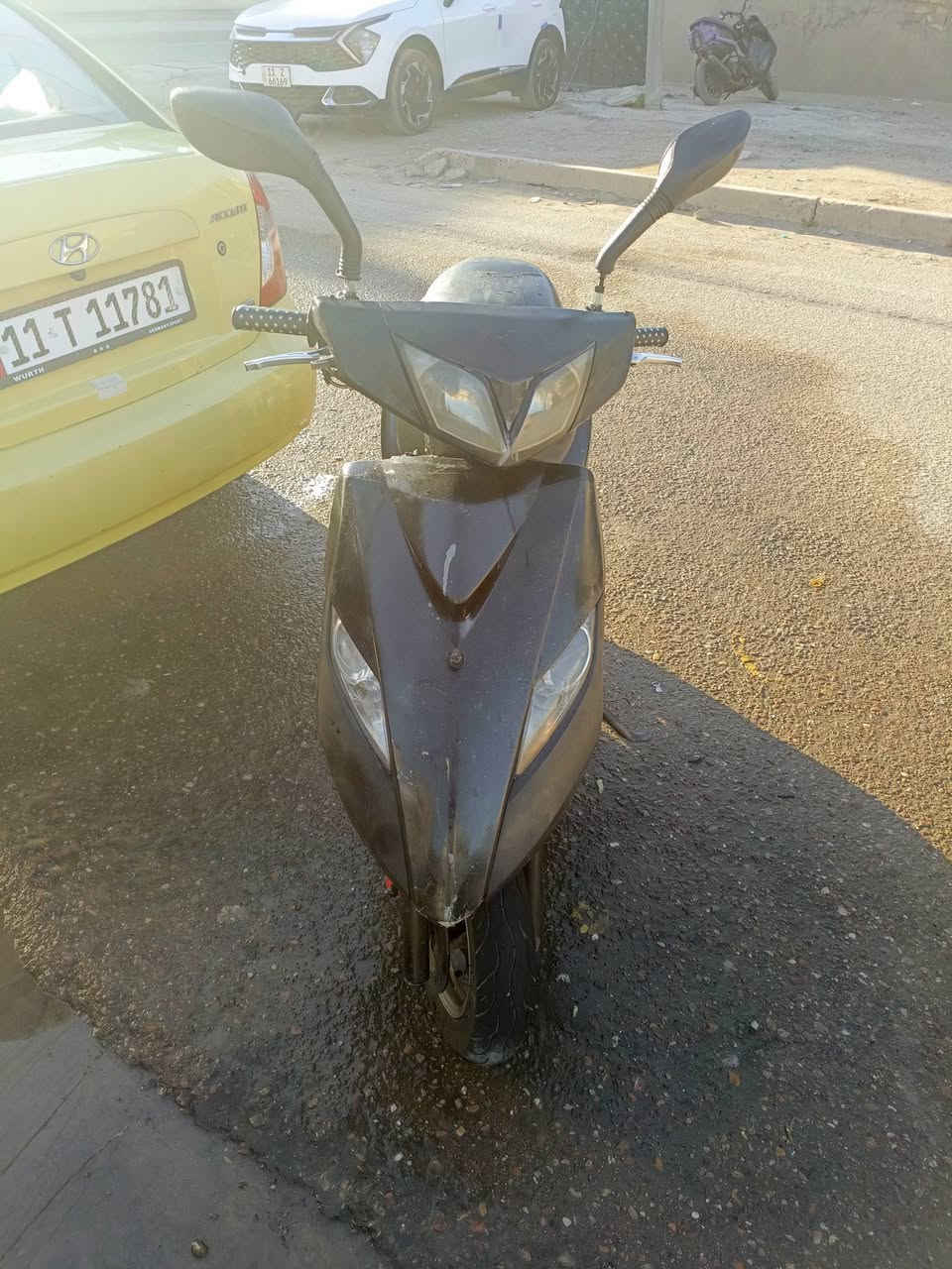 سلام عليكم دراجة ماكس ثعلب مجفتة جديد لا دخان ولا تنقيص دراجة حلوة بس كابريتر وصخة دراجة شغالة وتمشي سعر 250 مكاني شارع فلسطين ***********
