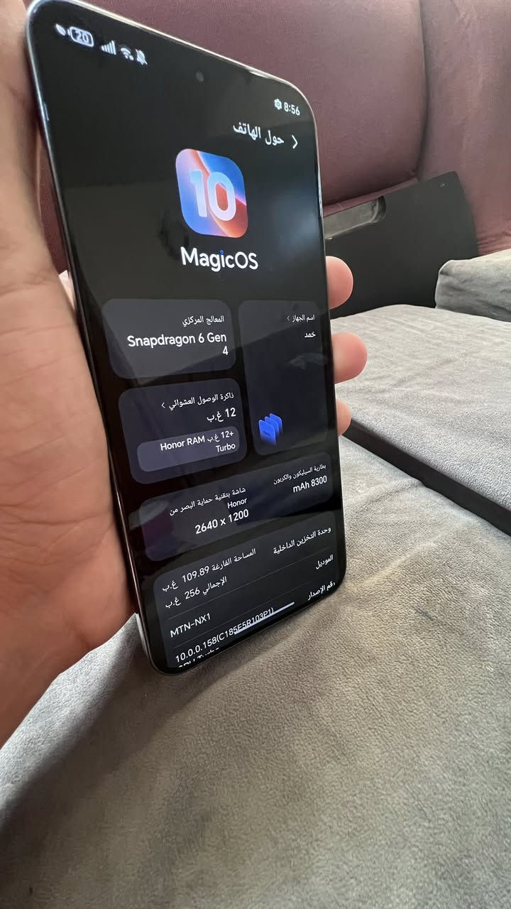 هونر X9d
جهاز نضيف كلش
 المعلج سناب دراكن 6 جين 4
بوبجي 90FPS 
بعده بضمان 📄
لون نادر اسود📱
ذاكره 256💽
رام12🎞️
بطاريه8300🔋
كامره 108MP📷
سعر 430
مكاني بابل 
***********
