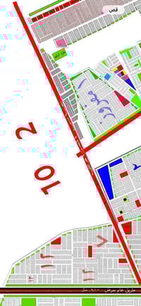 للبيع المساحه 100 متر ثاني قطعه من التبليط شارع 20 واجهه خمسه النزال 2...